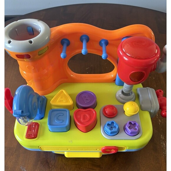 PowerTRC Little Engineer Workbench Musical Shape Sorter Works - Picture 2 of 3